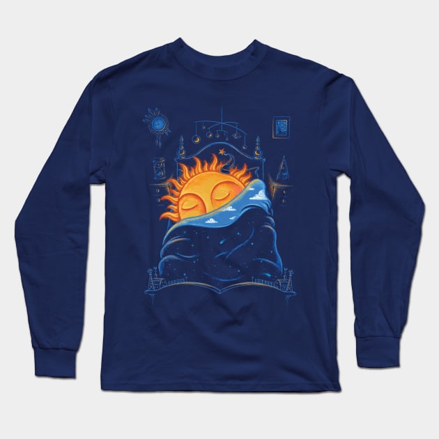 Goodnight Sun Long Sleeve T-Shirt by Made With Awesome